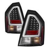 Spyder Chrysler 300 08-10 Version 2 Light Bar LED Tail Lights Black