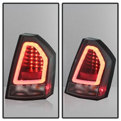 Spyder Chrysler 300 08-10 Version 2 Light Bar LED Tail Lights Black