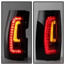 Spyder Chevrolet Suburban 1500/Suburban 2500/Tahoe/Yukon/Yukon XL 1500/Yukon XL 2500 07-14 Version 2 Light Bar LED Tail Lights Black Smoke