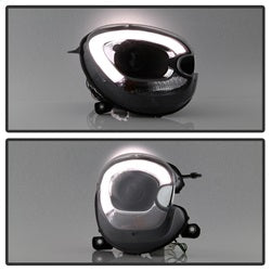 Spyder Signature Mini Cooper Countryman 11-15 Halogen Model Only LBDRL Projector Headlights Not Compatible w/Xenon/HID Model Black