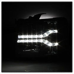 Spyder Signature Chevrolet Silverado 1500/Silverado 2500 HD/Silverado 3500 HD 07-13 Version 2 DRL LED Projector Headlights Black