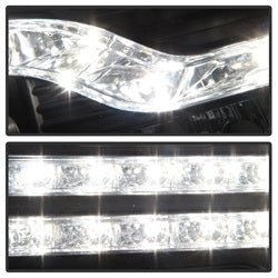 Spyder Signature Chevrolet Silverado 1500/Silverado 2500 HD/Silverado 3500 HD 07-13 Version 2 DRL LED Projector Headlights Black