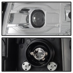 Spyder Signature Chevrolet Silverado 1500/Silverado 2500 HD/Silverado 3500 HD 07-13 Version 2 DRL LED Projector Headlights Chrome