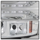 Spyder Signature Chevrolet Silverado 1500/Silverado 2500 HD/Silverado 3500 HD 07-13 Version 2 DRL LED Projector Headlights Chrome