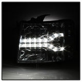 Spyder Signature Chevrolet Silverado 1500/Silverado 2500 HD/Silverado 3500 HD 07-13 Version 2 DRL LED Projector Headlights Chrome