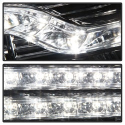Spyder Signature Chevrolet Silverado 1500/Silverado 2500 HD/Silverado 3500 HD 07-13 Version 2 DRL LED Projector Headlights Chrome