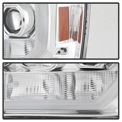 Spyder Signature GMC Sierra 1500/Sierra 2500 HD/Sierra 3500 HD 07-13 Version 2 Light Bar DRL LED Projector Headlights Chrome