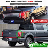 Spyder Ford F-150 15-17 Not Compatible w/Rear Blind Spot Sensor Models Light Bar LED Tail Lights Black Smoke