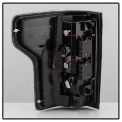 Spyder Ford F-150 15-17 Not Compatible w/Rear Blind Spot Sensor Models Light Bar LED Tail Lights Black Smoke