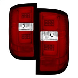 Spyder Chevrolet Silverado 1500/Silverado 2500 HD/Silverado 3500 HD 16-17 Red Clear Light Bar LED Tail Lights