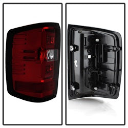 Spyder Chevrolet Silverado 1500/Silverado 2500 HD/Silverado 3500 HD 16-17 Red Clear Light Bar LED Tail Lights