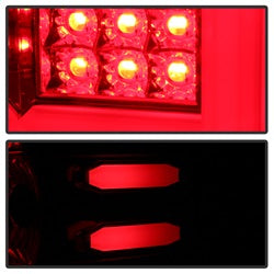 Spyder Chevrolet Silverado 1500/Silverado 2500 HD/Silverado 3500 HD 16-17 Red Clear Light Bar LED Tail Lights