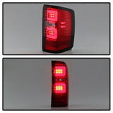 Spyder Chevrolet Silverado 1500/Silverado 2500 HD/Silverado 3500 HD 16-17 Red Clear Light Bar LED Tail Lights