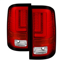 Spyder GMC Sierra 1500/Sierra 2500 HD/Sierra 3500 HD 16-17 Will Only Fit Factory LED Models Light Bar LED Tail Lights Red Clear