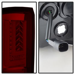 Spyder GMC Sierra 1500/Sierra 2500 HD/Sierra 3500 HD 16-17 Will Only Fit Factory LED Models Light Bar LED Tail Lights Red Clear