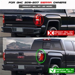 Spyder GMC Sierra 1500/Sierra 2500 HD/Sierra 3500 HD 16-17 Will Only Fit Factory LED Models Light Bar LED Tail Lights Red Clear