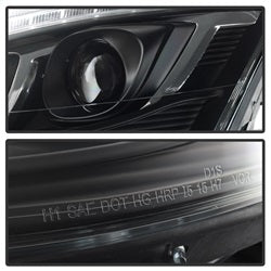 Spyder Signature Mercedes-Benz S450/S550/S600 08-09 Xenon/HID Model Only DRL LED Projector Headlights Not Compatible With Halogen Model Black