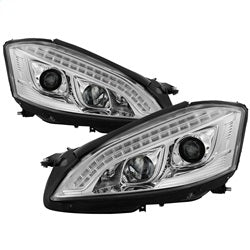 Spyder Signature Mercedes-Benz S450/S550/S600 08-09 Xenon/HID Model Only DRL LED Projector Headlights Not Compatible With Halogen Model Chrome