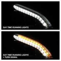 Spyder Signature Mercedes-Benz S450/S550/S600 08-09 Xenon/HID Model Only DRL LED Projector Headlights Not Compatible With Halogen Model Chrome