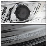 Spyder Signature Mercedes-Benz S450/S550/S600 08-09 Xenon/HID Model Only DRL LED Projector Headlights Not Compatible With Halogen Model Chrome