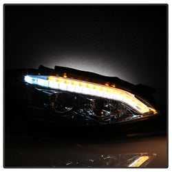 Spyder Signature Mercedes-Benz S450/S550/S600 08-09 Xenon/HID Model Only DRL LED Projector Headlights Not Compatible With Halogen Model Chrome