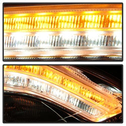Spyder Signature Mercedes-Benz S450/S550/S600 08-09 Xenon/HID Model Only DRL LED Projector Headlights Not Compatible With Halogen Model Chrome
