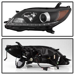 Spyder Signature Toyota Sienna 15-17 Halogen Model Only OEM Fog Lights Not Compatible w/Xenon/HID Model Black