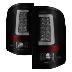 Spyder Chevrolet Silverado 1500/Silverado 1500 Classic/Silverado 2500 HD/Silverado 3500/Silverado 3500 HD 07-13 Version 3 Light Bar LED Tail Lights Black Smoke