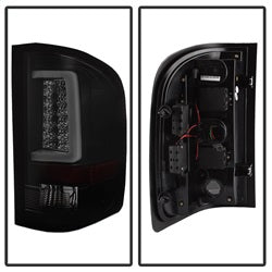 Spyder Chevrolet Silverado 1500/Silverado 1500 Classic/Silverado 2500 HD/Silverado 3500/Silverado 3500 HD 07-13 Version 3 Light Bar LED Tail Lights Black Smoke