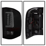 Spyder Chevrolet Silverado 1500/Silverado 1500 Classic/Silverado 2500 HD/Silverado 3500/Silverado 3500 HD 07-13 Version 3 Light Bar LED Tail Lights Black Smoke