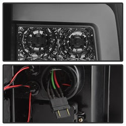 Spyder Chevrolet Silverado 1500/Silverado 1500 Classic/Silverado 2500 HD/Silverado 3500/Silverado 3500 HD 07-13 Version 3 Light Bar LED Tail Lights Black Smoke