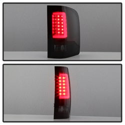 Spyder Chevrolet Silverado 1500/Silverado 1500 Classic/Silverado 2500 HD/Silverado 3500/Silverado 3500 HD 07-13 Version 3 Light Bar LED Tail Lights Black Smoke