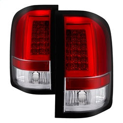 Spyder Chevrolet Silverado 1500/Silverado 1500 Classic/Silverado 2500 HD/Silverado 3500/Silverado 3500 HD 07-13 Version 3 Light Bar LED Tail Lights Red Clear