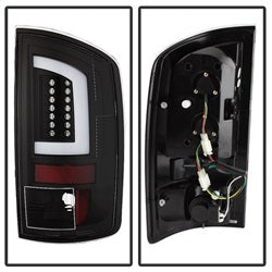 Spyder Dodge Ram 1500/Ram 2500/Ram 3500 02-06 Version 3 Light Bar LED Tail Lights Black