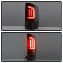 Spyder Dodge Ram 1500/Ram 2500/Ram 3500 02-06 Version 3 Light Bar LED Tail Lights Black
