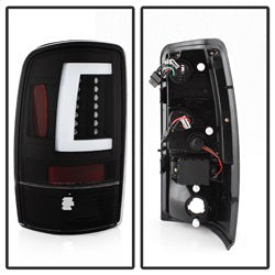 Spyder Chevrolet Suburban 1500/Suburban 2500/Tahoe/Yukon/Yukon XL 1500 00-06 Version 2 Light Bar LED Tail Lights Lift Gate Style Only Black