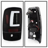 Spyder Chevrolet Suburban 1500/Suburban 2500/Tahoe/Yukon/Yukon XL 1500 00-06 Version 2 Light Bar LED Tail Lights Lift Gate Style Only Black