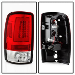 Spyder Chevrolet Suburban 1500/Suburban 2500/Tahoe/Yukon/Yukon XL 1500 00-06 Version 2 LED Tail Lights Lift Gate Style Only Light Bar