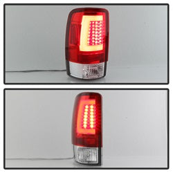 Spyder Chevrolet Suburban 1500/Suburban 2500/Tahoe/Yukon/Yukon XL 1500 00-06 Version 2 LED Tail Lights Lift Gate Style Only Light Bar