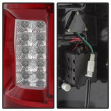 Spyder Ford F-150 04-08 Version 2 Light Bar LED Tail Lights Red Clear