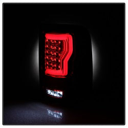 Spyder Ford F-150 04-08 Version 2 Light Bar LED Tail Lights Red Clear