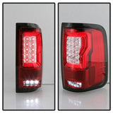 Spyder Ford F-150 04-08 Version 2 Light Bar LED Tail Lights Red Clear