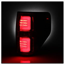 Spyder Ford F-150 09-14 Version 2 Light Bar LED Tail Lights Red Clear