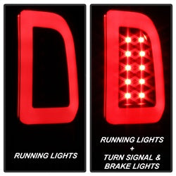 Spyder Ford F-150/F-150 Heritage/F-250/F-250 Super Duty/F-350 Super Duty/F-450 Super Duty/F-550 Super Duty 97-04 Version 3 Light Bar LED Tail Lights Black