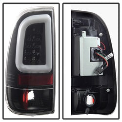 Spyder Ford F-150/F-150 Heritage/F-250/F-250 Super Duty/F-350 Super Duty/F-450 Super Duty/F-550 Super Duty 97-04 Version 3 Light Bar LED Tail Lights Black