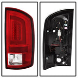 Spyder Dodge Ram 1500/Ram 2500/Ram 3500 07-08 Version 3 Light Bar LED Tail Lights Red Clear
