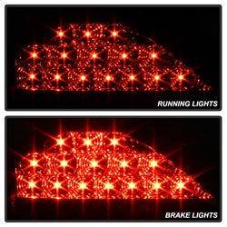 Spyder Pontiac Grand Am 99-05 Black Smoke LED Tail Lights