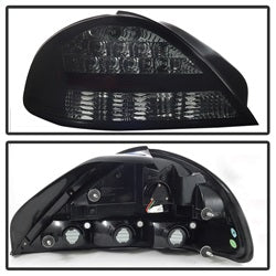 Spyder Pontiac Grand Am 99-05 Black Smoke LED Tail Lights