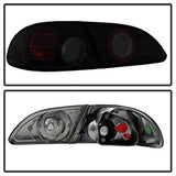 Spyder Toyota Corolla 98-02 Black Smoke Euro Style Tail Lights