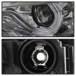 Spyder Signature BMW 320i/320i xDrive/328d/328d xDrive/328i/328i xDrive/335i/335i xDrive 12-14 Smoke DRL LED Projector Headlights